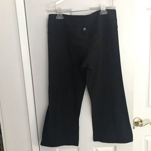 Lu Lu lemon crop wide leg pants